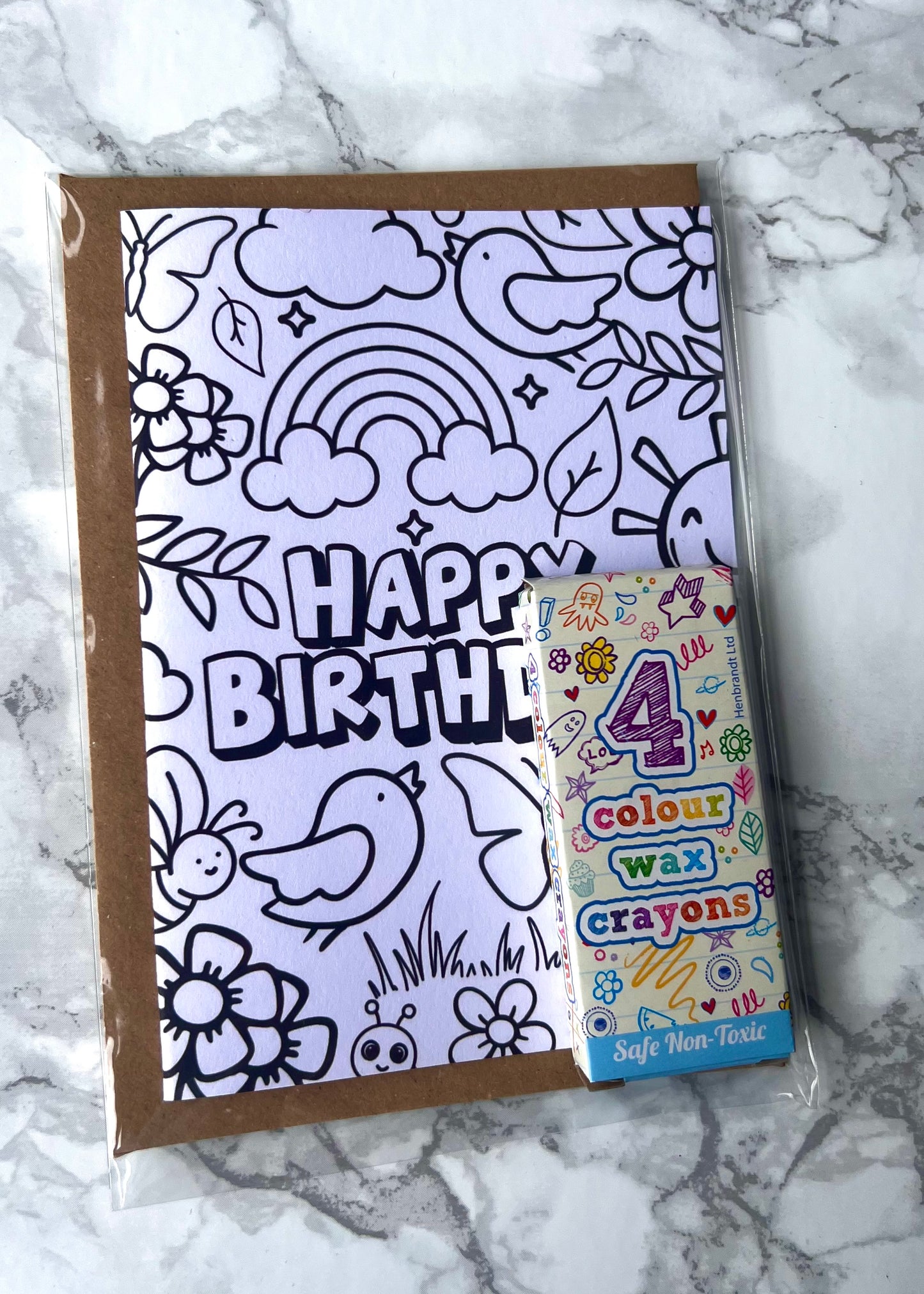 Colour Me Birthday Nature Card