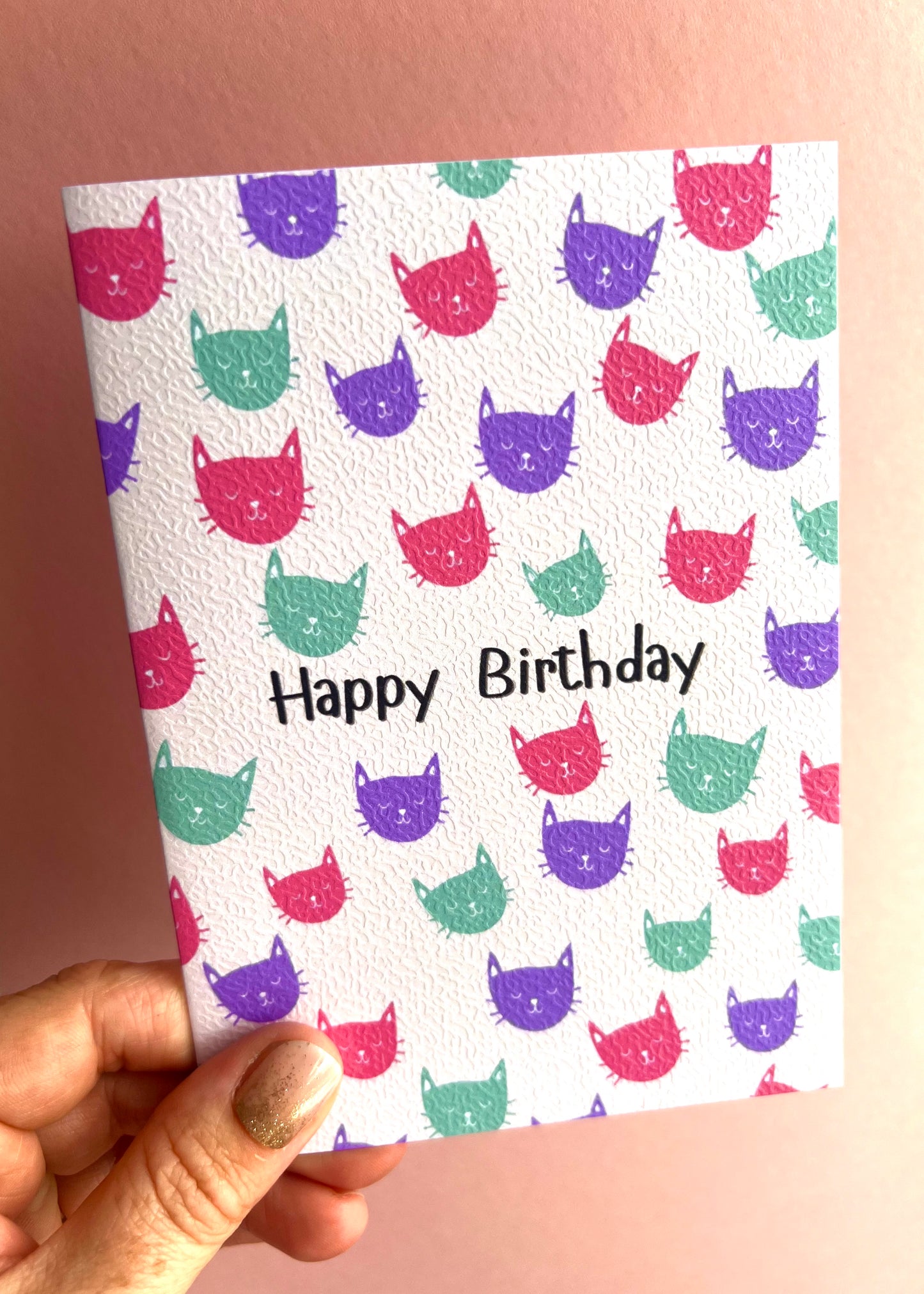 Cat Lady Birthday Card