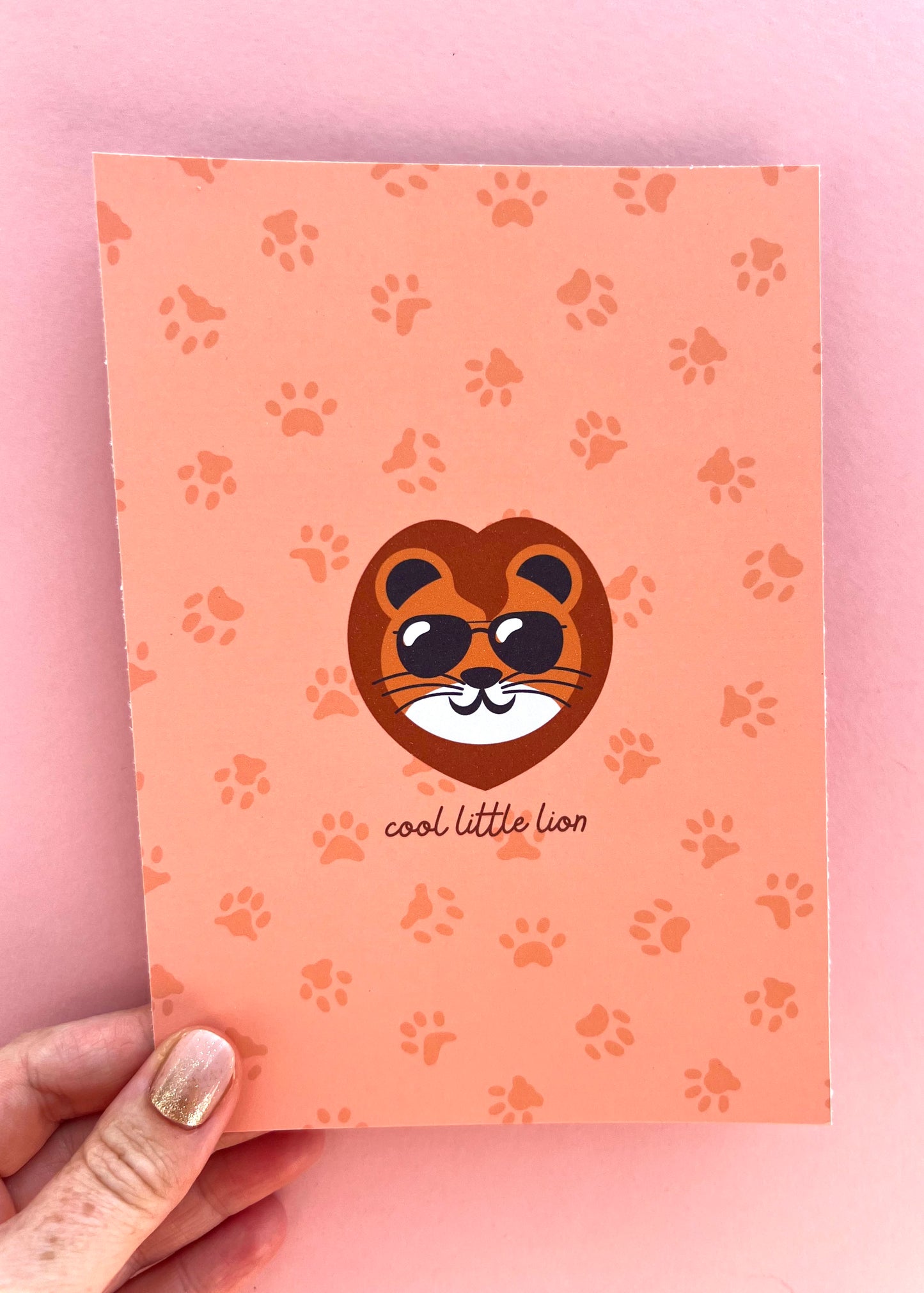 Cool Little Lion Print