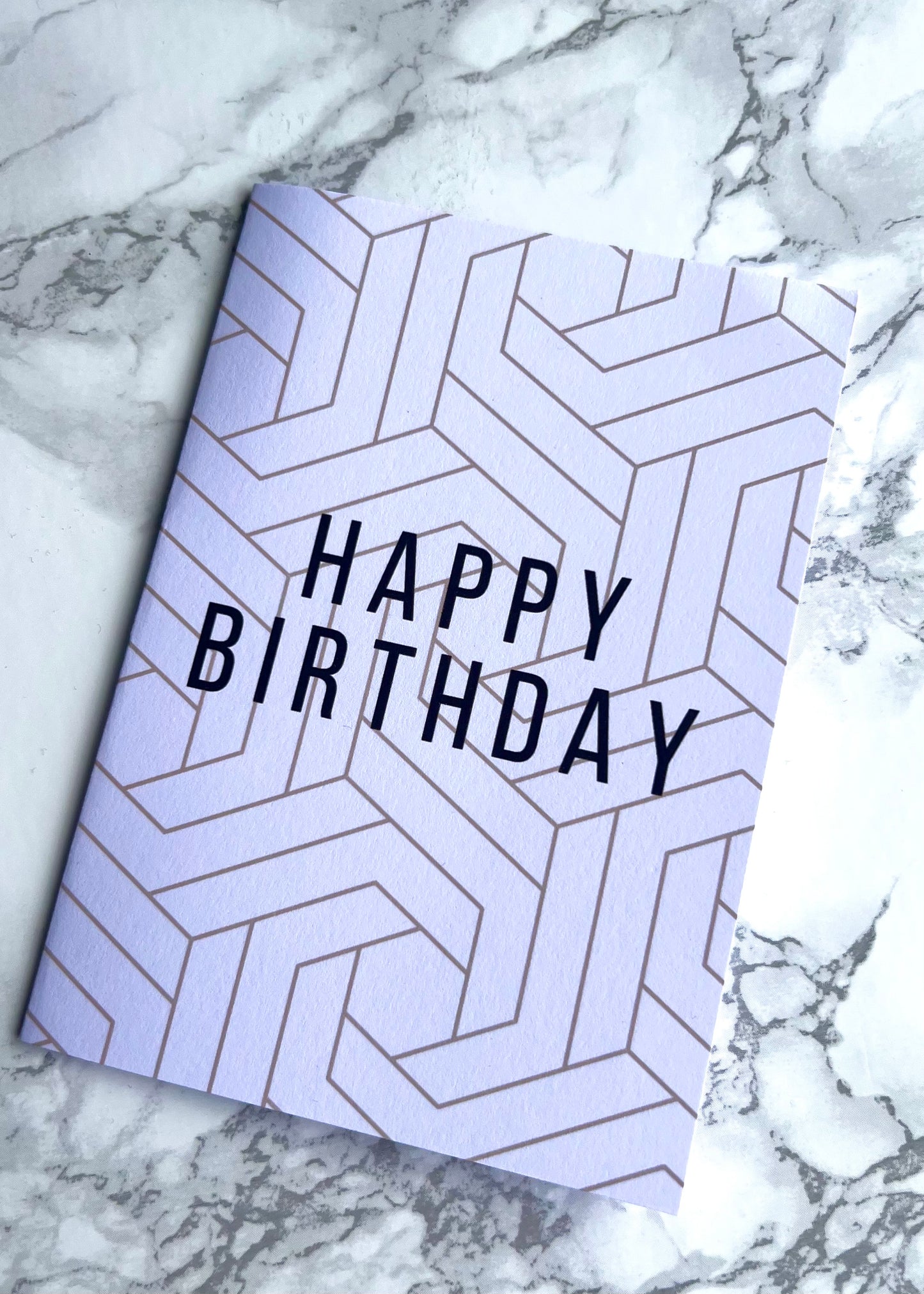 Geometric Birthday Card