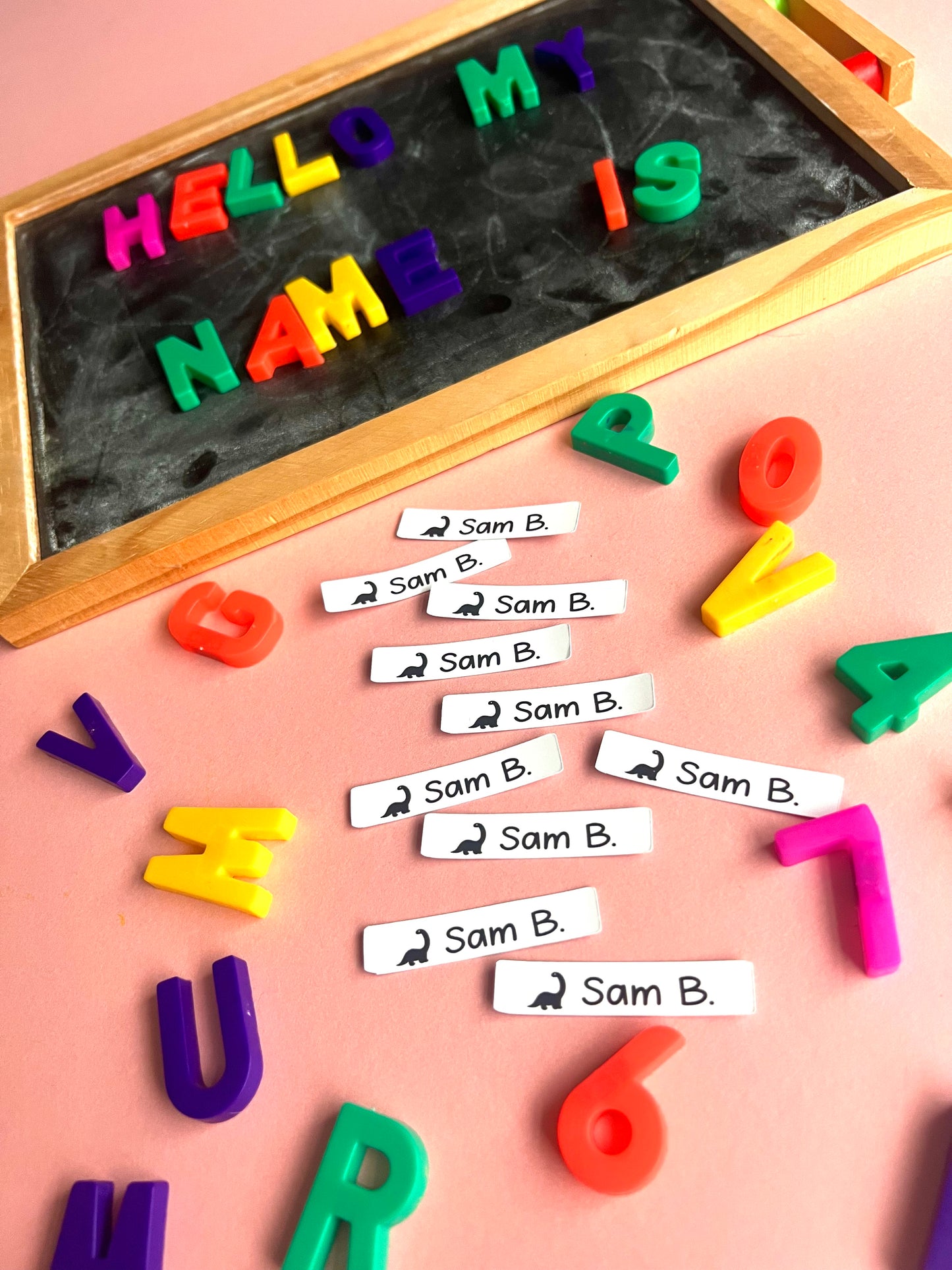 School Uniform Labels with picture - Iron-on