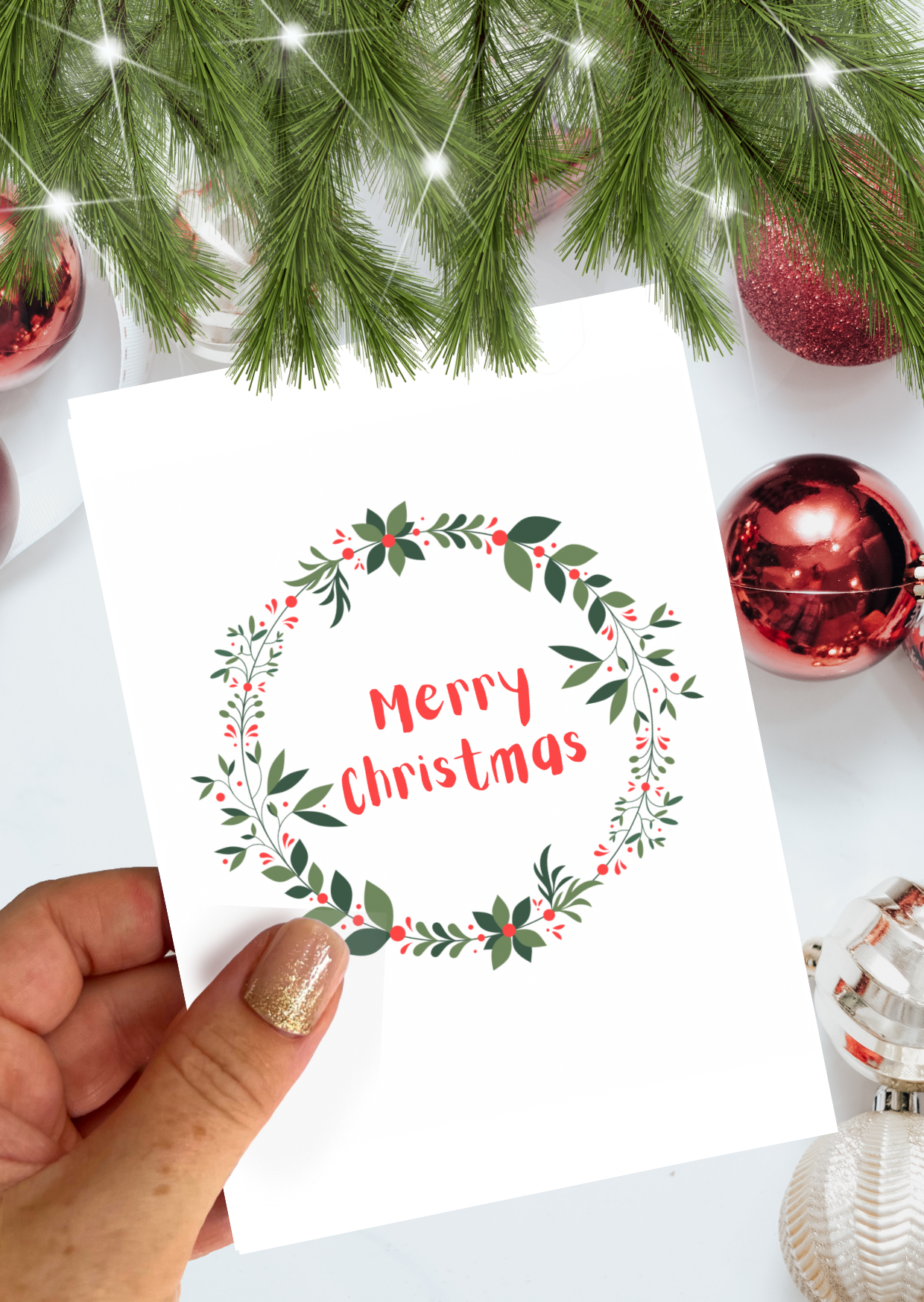 Berries Christmas Card