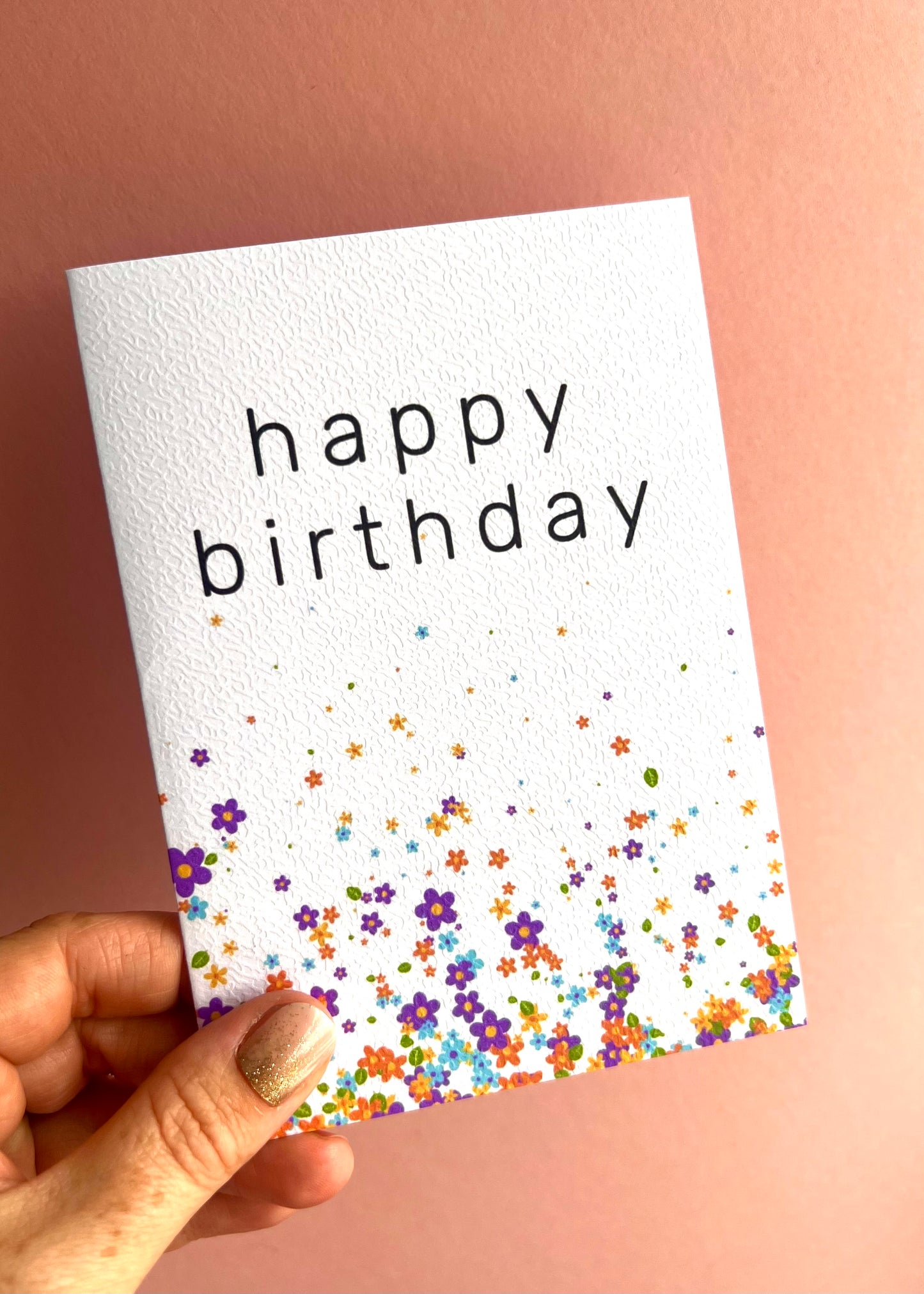 Wildflower Birthday Card