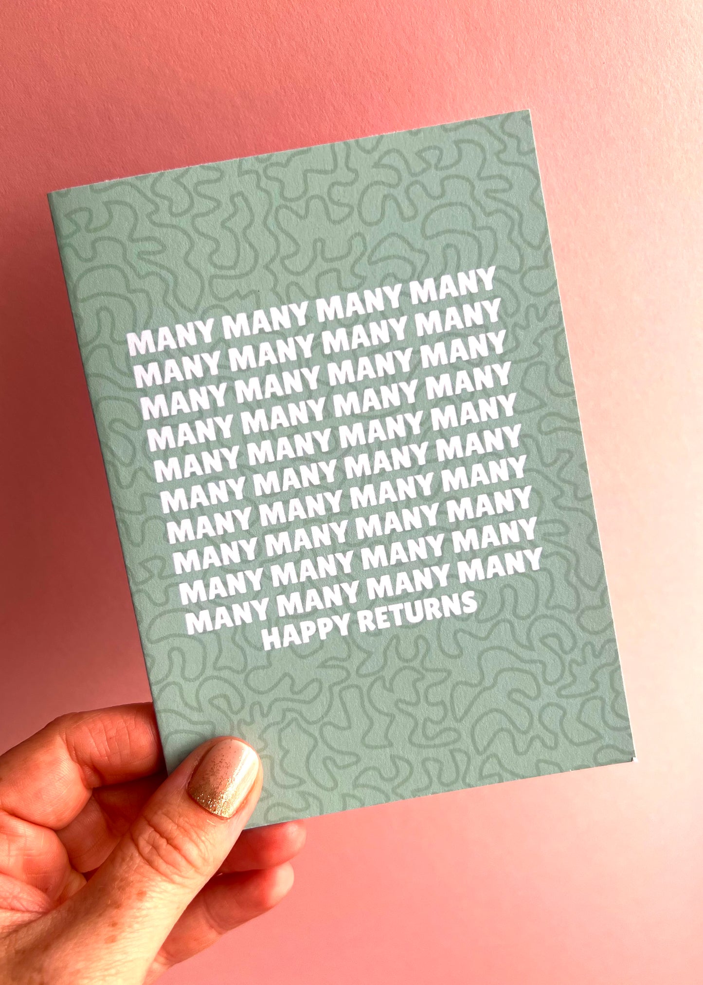 Many Happy Returns Birthday Card