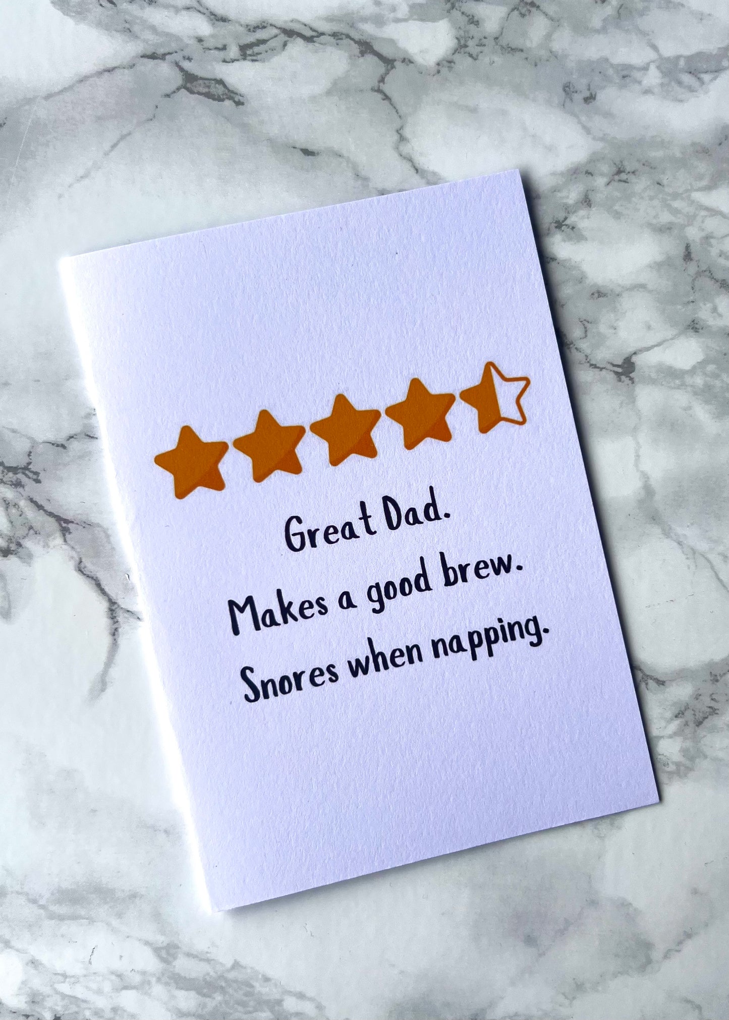 Good Brew Dad Greetings Card