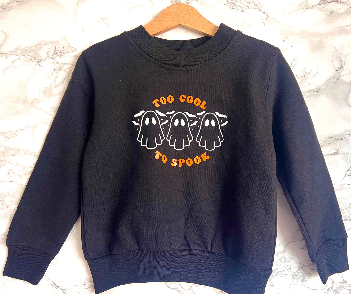 Too Spooky Kids Sweatshirt