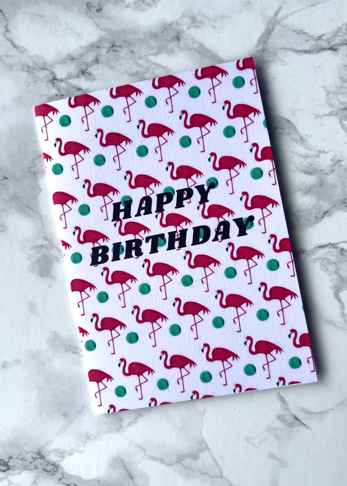 Flamingo Birthday Card