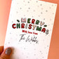 Personalised Merry Christmas Card