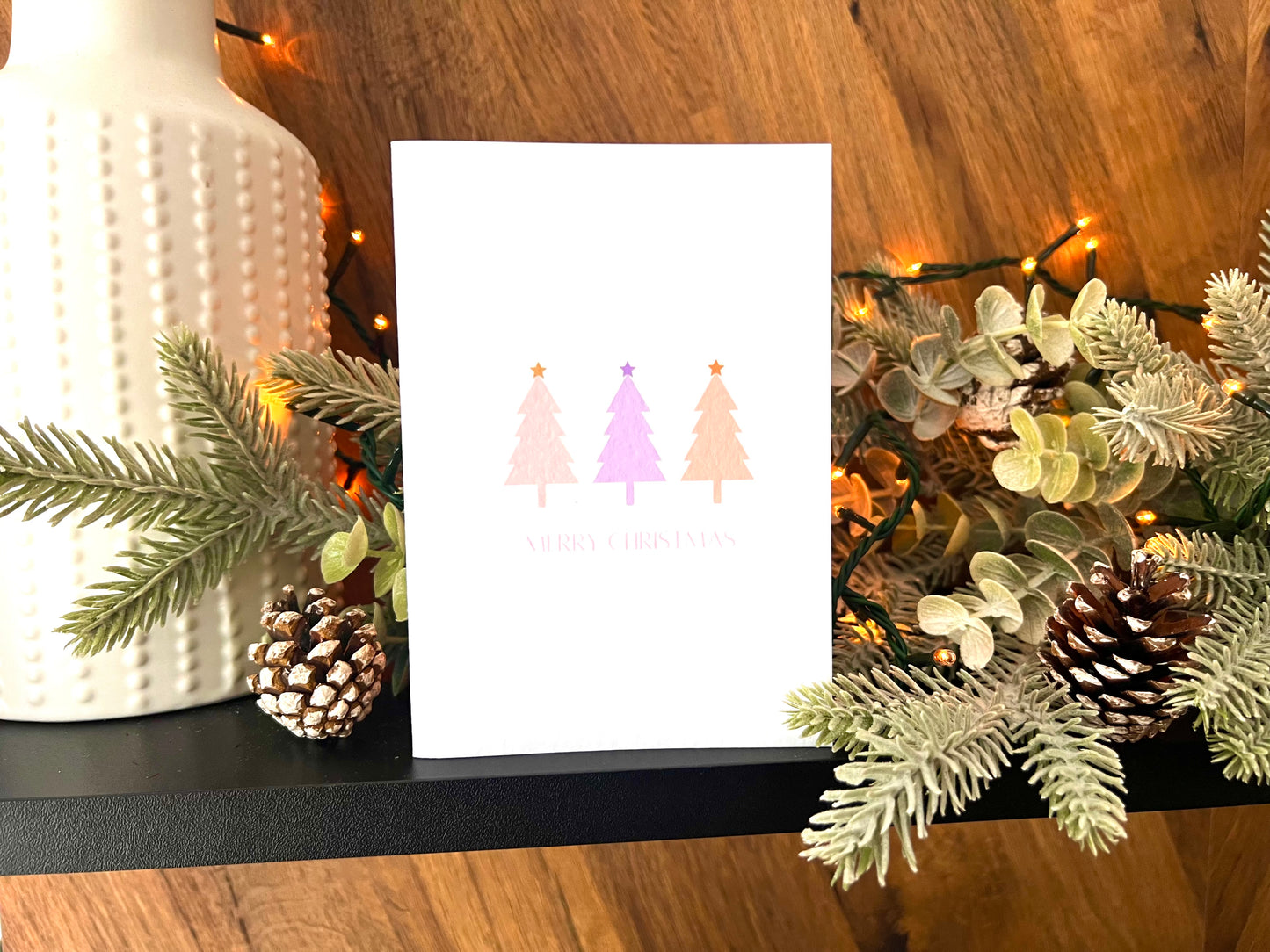 Bright Trees Christmas Card