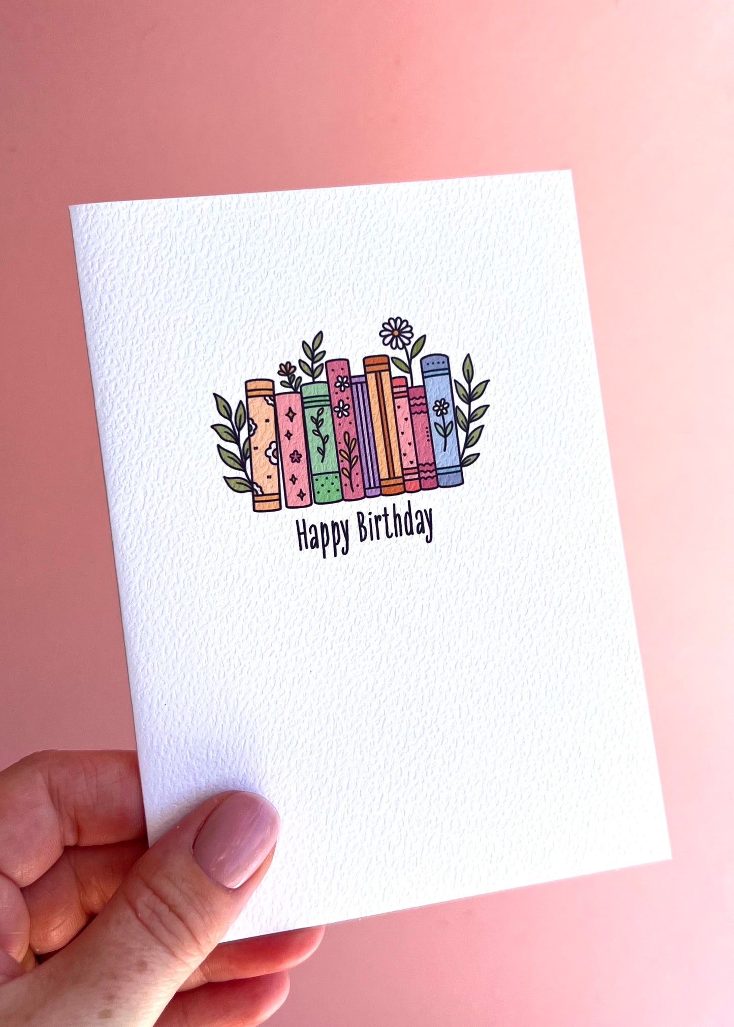 Books Birthday Card
