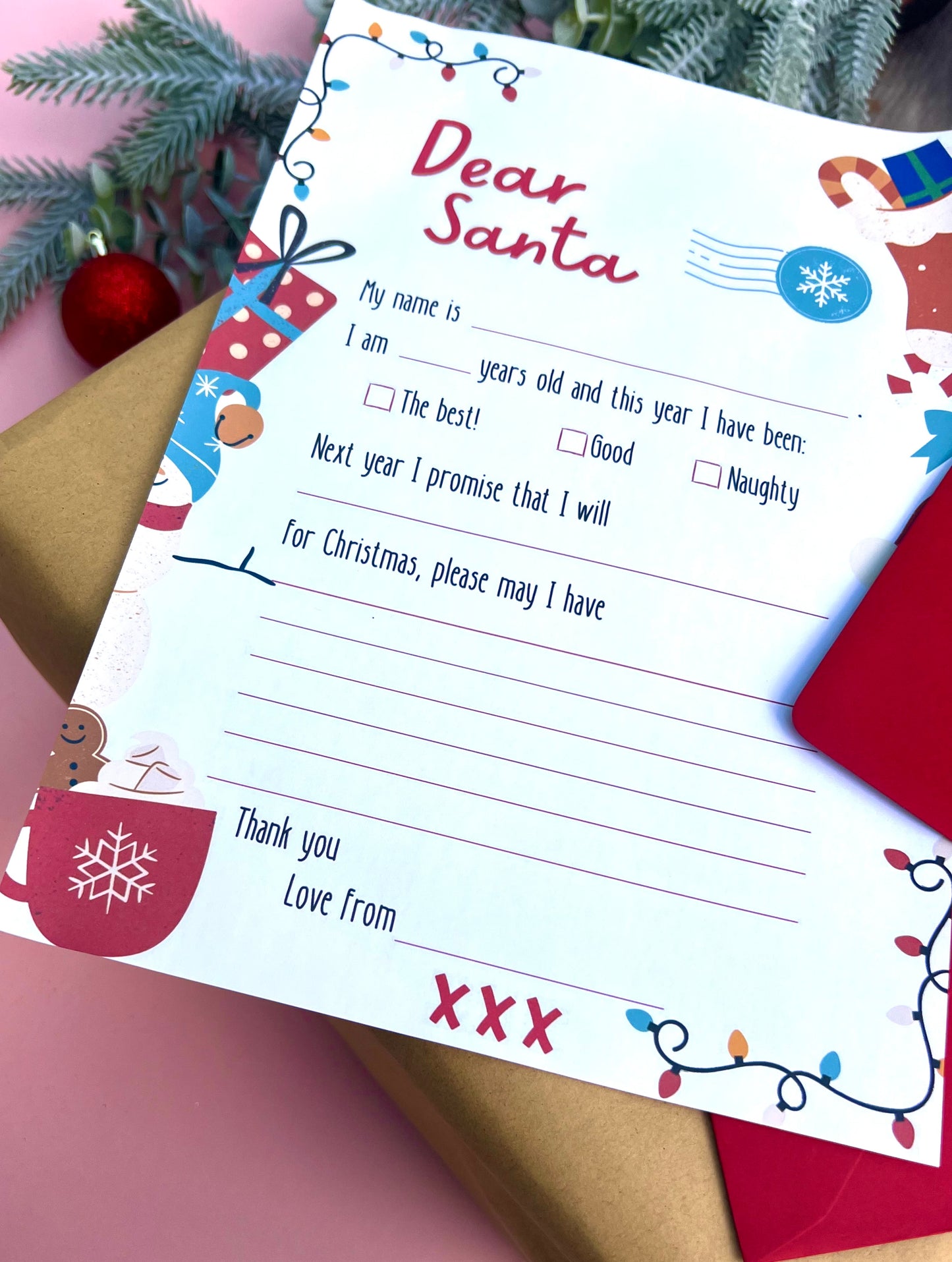 Dear Santa Letter