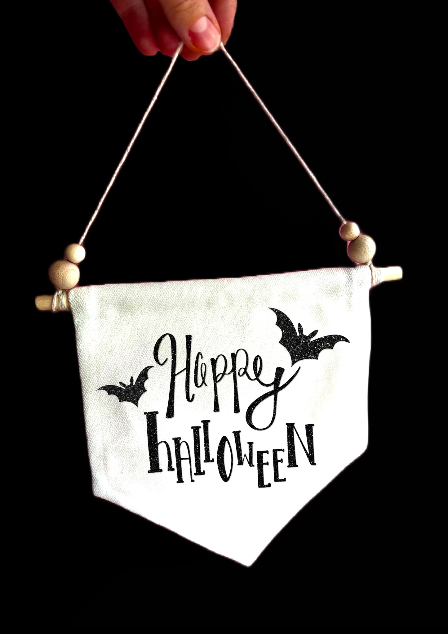 Happy Halloween Canvas Hanging Banner