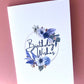 Birthday Wishes Floral Greetings Card