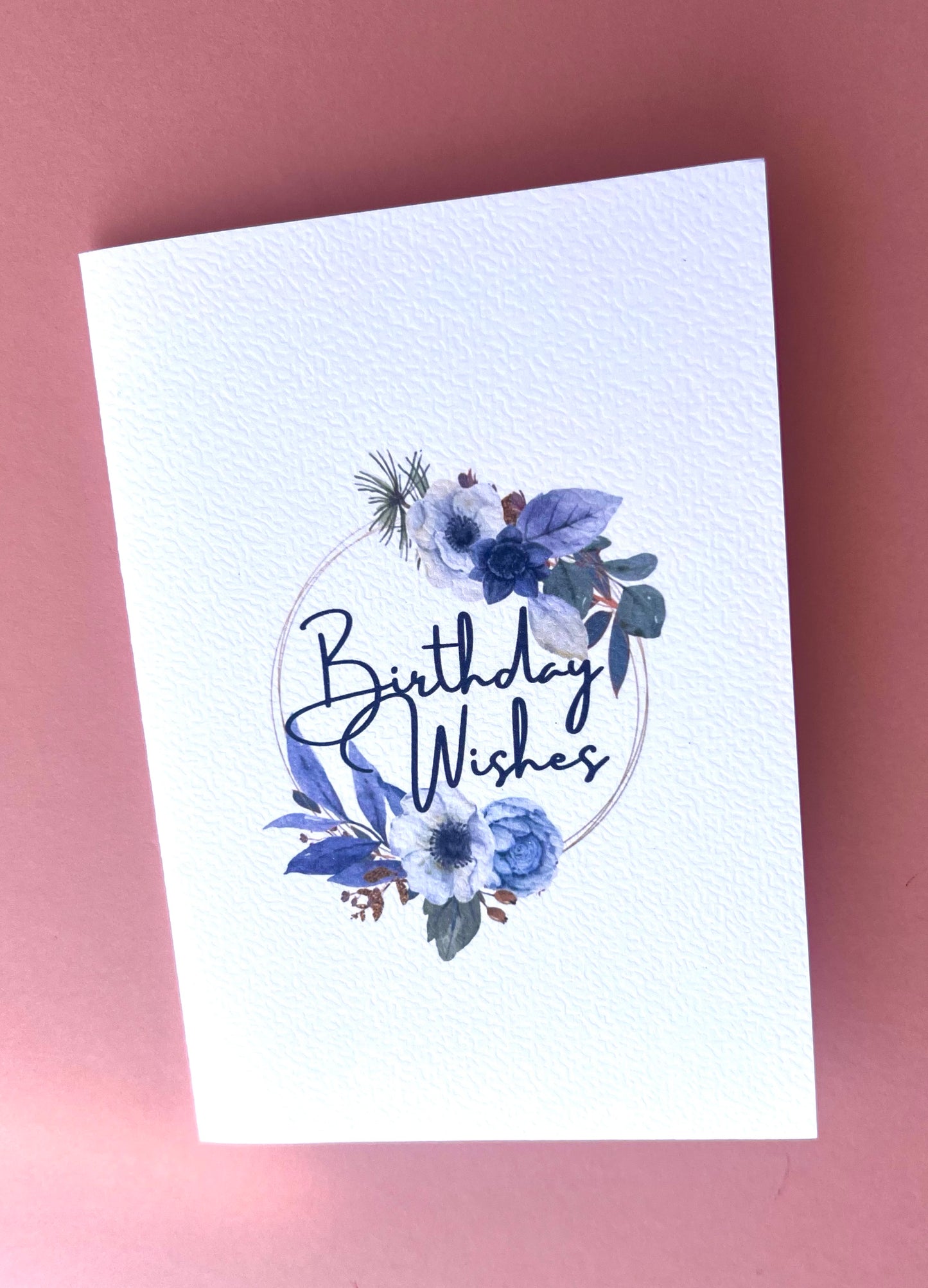 Birthday Wishes Floral Greetings Card