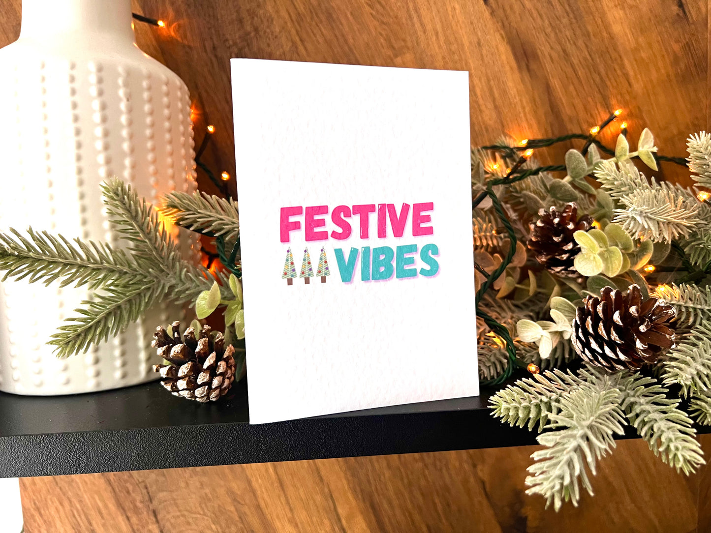 Festive Vibes Christmas Card