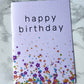 Wildflower Birthday Card
