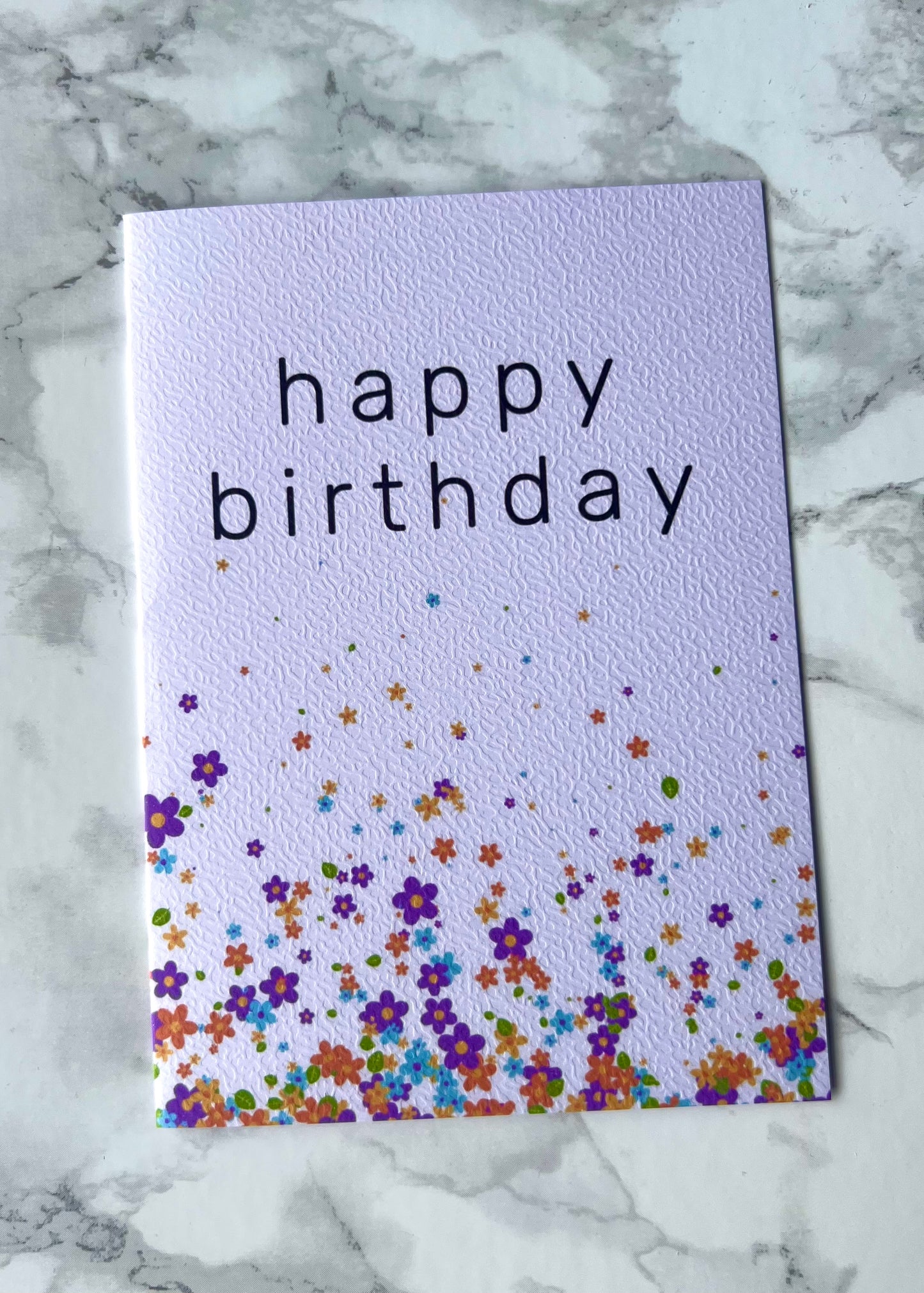 Wildflower Birthday Card