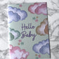 Hello Baby Clouds Greetings Card
