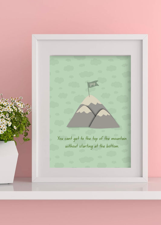 Top Of The Mountain Print
