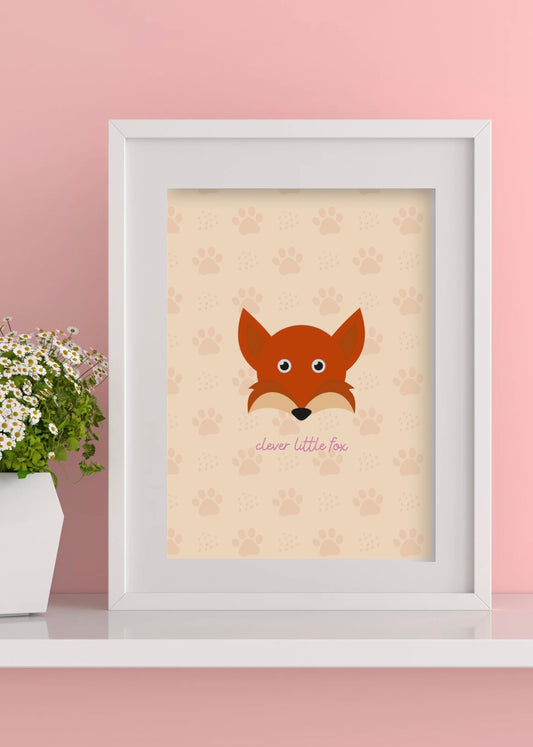 Clever Little Fox Print