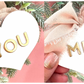 You & Me Double-sided Heart Bauble