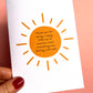 Sunshine Greetings Card