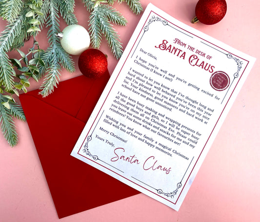 Personalised Santa Letter