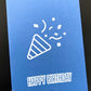 Confetti Cone Greetings Card