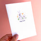 Easter Bunny Greetings Card