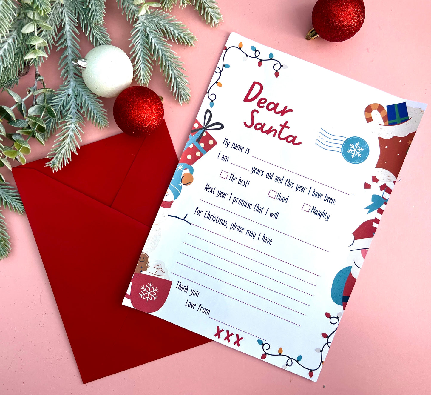 Dear Santa Letter