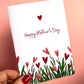 Mother’s Day Red Heart Greetings Card