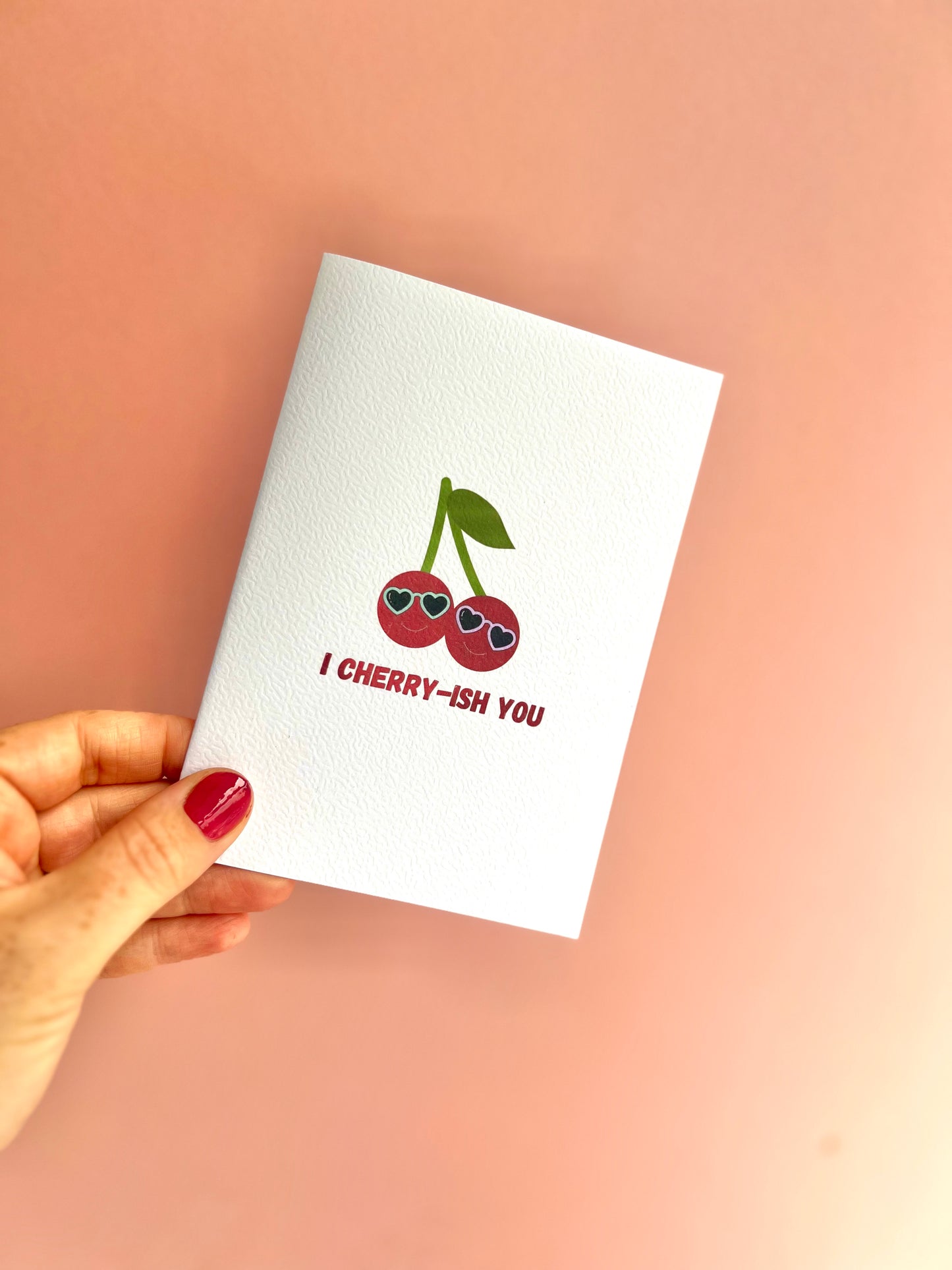 Cherry-ish Greetings Card