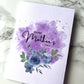 Mother’s Day Purple Floral Splash Greetings Card