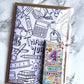 Colour Me Thank You Teacher Greetings Card