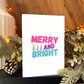 Merry and Bright Christmas Card