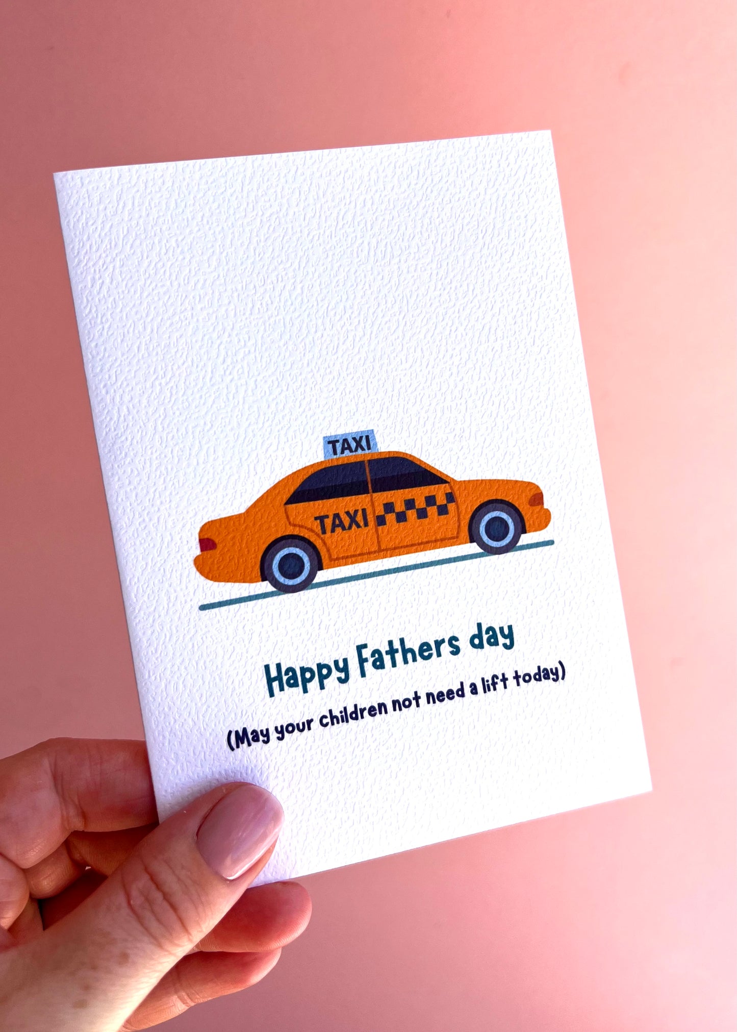 Taxi Father’s Day Card