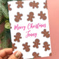 Personalised Gingerbread Christmas Card