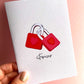 Padlock Forever Greetings Card