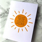 Sunshine Greetings Card