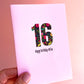 Personalised Flower Birthday Greetings Card