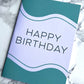 Wave Birthday Card