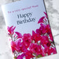 Pink Flowers Mum Birthday Card