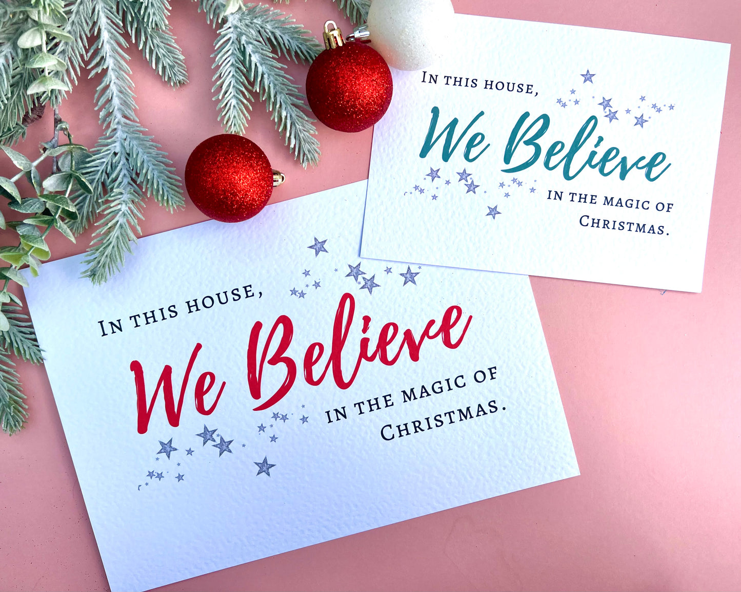 We Believe Christmas Print