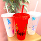 Personalised Red Rudolph Cold Cup