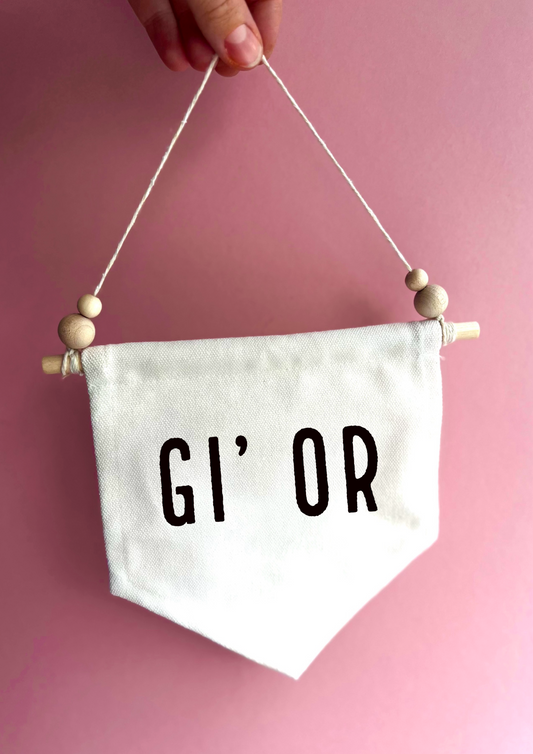 Gi Or Canvas Hanging Banner