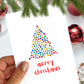 Bright Baubles Christmas Card