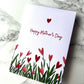 Mother’s Day Red Heart Greetings Card