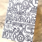 Colour Me Best Grandma Ever Card