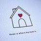 Home is Mum Greetings Card