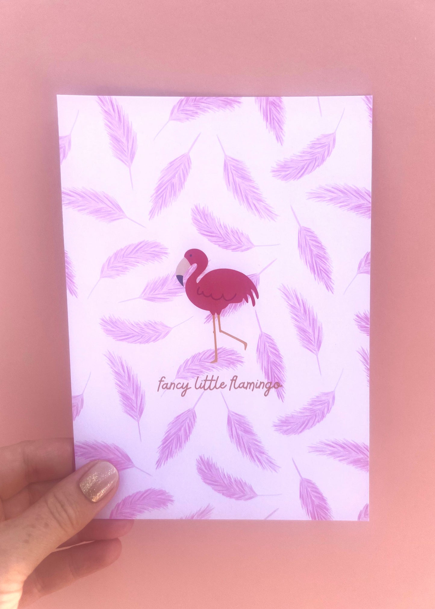 Fancy Little Flamingo Print